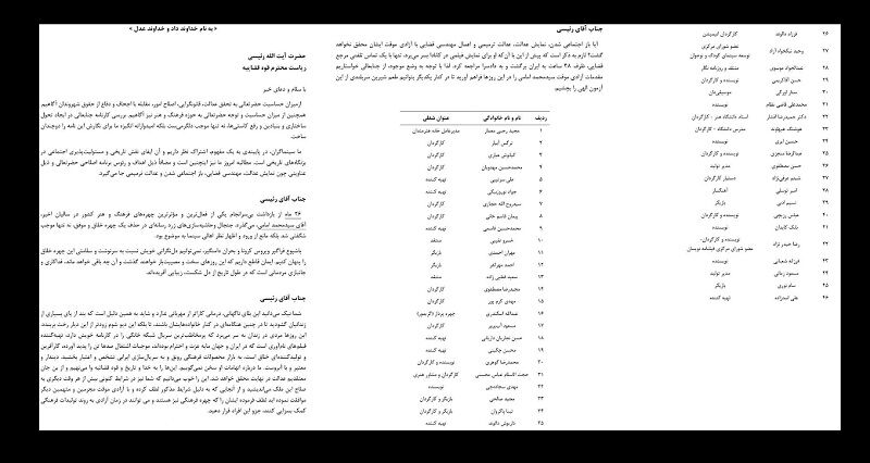 یک نامه، چند تکذیبیه و سوالات بسیار