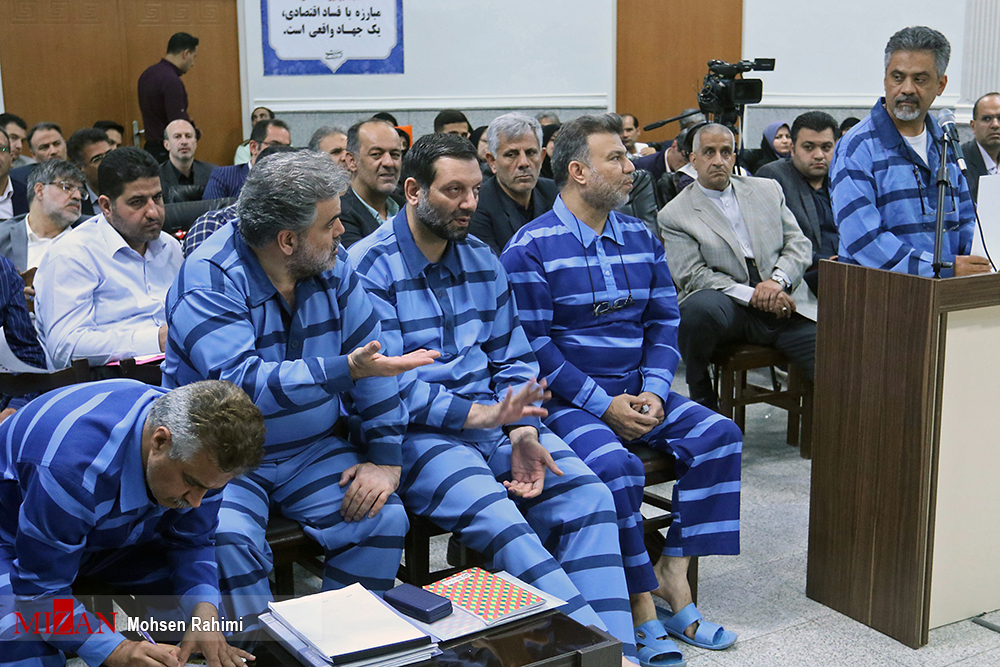 مجازات متهمان شرکت پدیده؛ حبس ابد، استرداد کلیه اموال منقول و غیرمنقول، محرومیت دائم از هرگونه خدمات دولتی و مجموع بیش از ۱۵۰ سال حبس