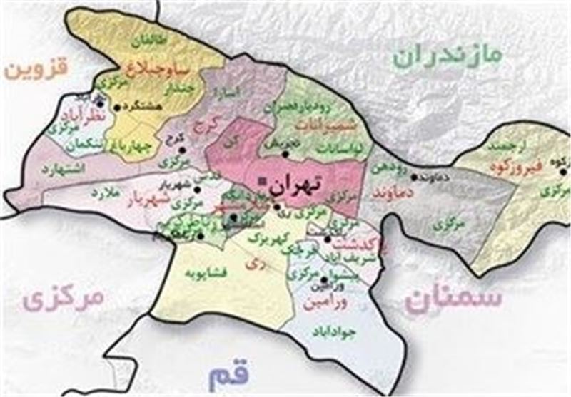 چند درصد مساحت تهران از زمین‌خواران بازپس گرفته شد + نقشه